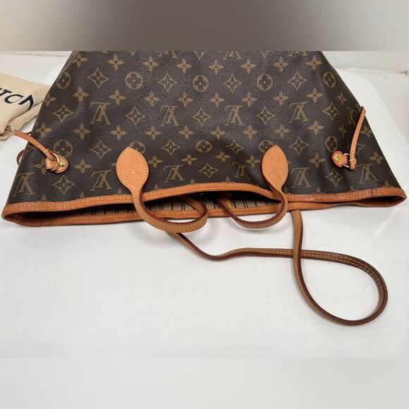LOUIS VUITTON MONOGRAM NEVERFUL MM SHOULDER TOTE BAG - Picture 12 of 12
